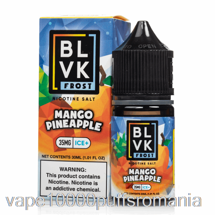 Vape Romania Mango Ananas - Blvk Frost Saruri - 30ml 50mg